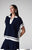 261941 Navy V-Neck Top
