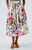 93439 Pink Green Floral Skirt