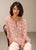 F25150 Chiffon Almond Print Blouse
