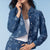 A47406 Blue Mix Reversible Jacket