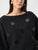 263942 Black Boxy Embroidered Sweater