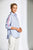 S25120 Blue White Stripe Shirt