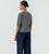 98983 Grey Short Sleeves Pullover