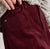 444231 Tia Dark Plum Cord Skirt