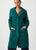 264921 Green Open Front Long Coat