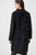 264921 Black Open Front Long Coat