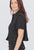 8732 Cansu Black Bolero Shirt