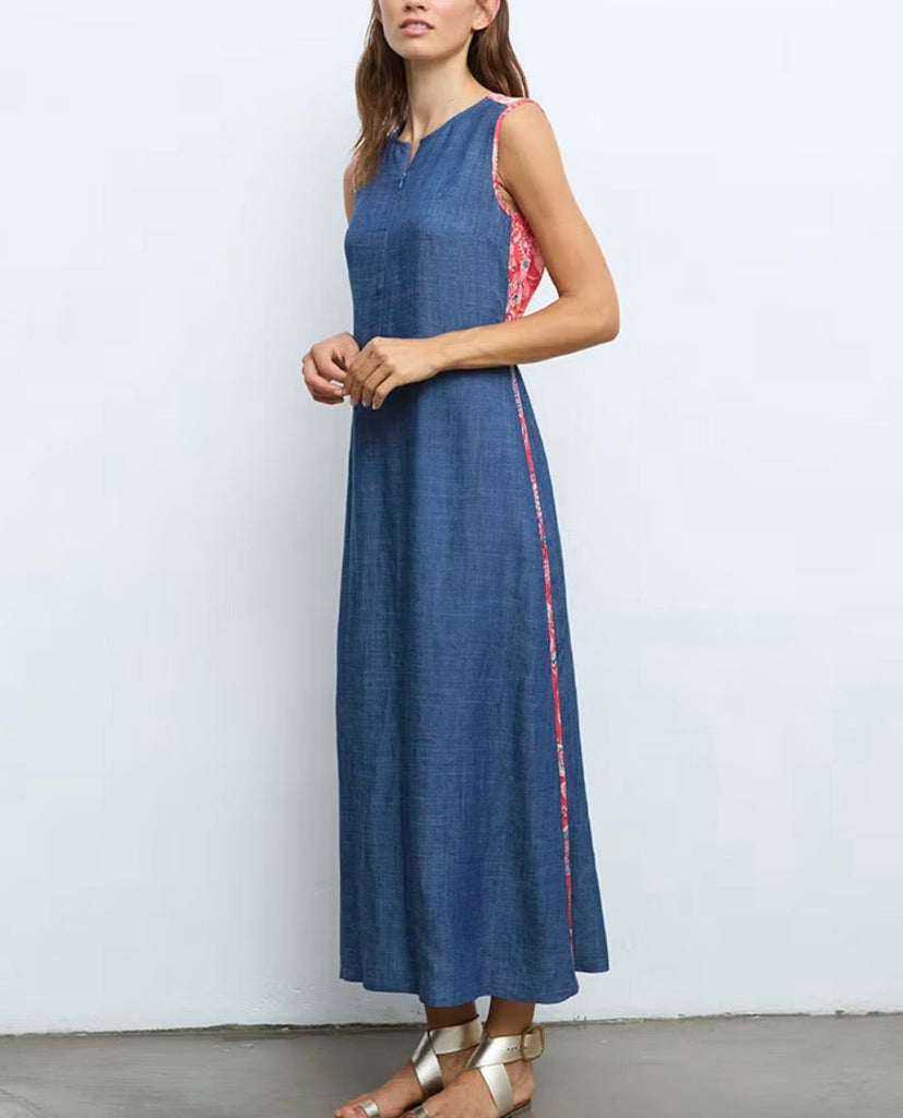 80675 Denim Linen Dress
