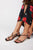 Anca Black Leather Sandal