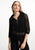 261634 Black Zipped Knit Sweater
