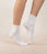 6593 White Cotton Ankle Socks