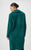 264921 Green Open Front Long Coat