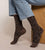 6562 Chocolate Wool Animal Print