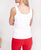 PR144 White Basic Tank Top