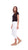 68073 White Cuff Crop Pant