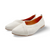 Malia Cream Leather Flat