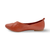 Malia Cognac Leather Flat
