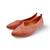 Malia Cognac Leather Flat
