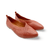 Malia Cognac Leather Flat