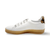 T94185 White Lace Up Trainer