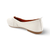 Malia Cream Leather Flat