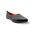Malia Black Leather Flat