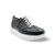 A2424-P Black Leather Sneaker