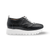 A2424-P Black Leather Sneaker