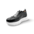 A2424-P Black Leather Sneaker
