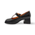 Rheba Black T-Strap Heel