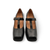 Rheba Black T-Strap Heel