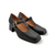 Rheba Black T-Strap Heel