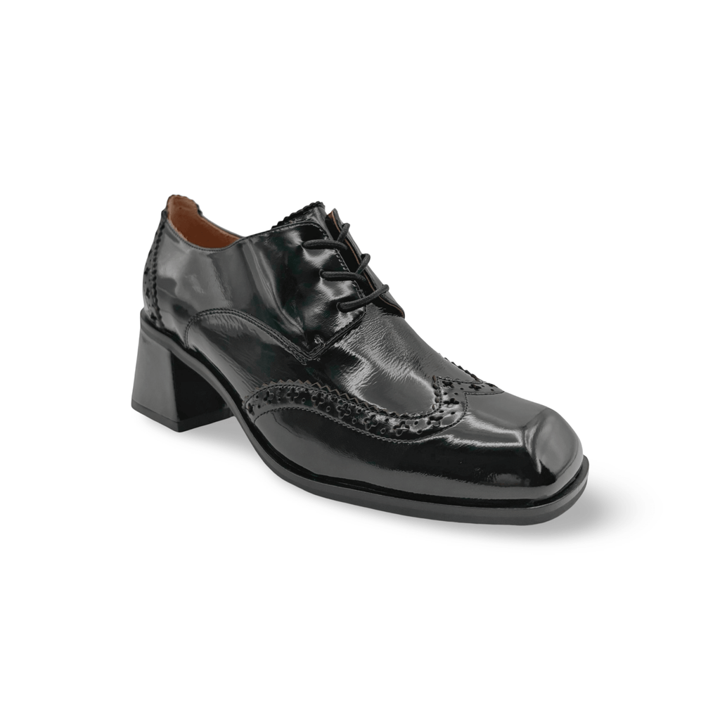 Rue Black Oxford Heel