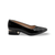 237-1154 Black Leather Flat