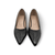 237-1154 Black Leather Flat