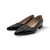 237-1154 Black Leather Flat