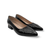 237-1154 Black Leather Flat