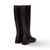 D1602 Black Leather Tall Boot
