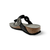 372 Julia Black Multi Sandal