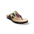 1136 Julia Black Multi Sandal