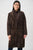 263973 Brown Fur Collar Coat
