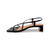 Anca Black Leather Sandal