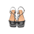 Anca Black Leather Sandal