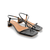 Anca Black Leather Sandal
