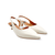26017 Fabiana White Slingback Pump