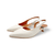 26017 Fabiana White Slingback Pump