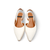 26017 Fabiana White Slingback Pump