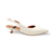 26017 Fabiana White Slingback Pump