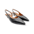 26017 Fabiana Black Slingback Pump