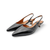 26017 Fabiana Black Slingback Pump
